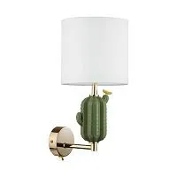 Бра ODEON LIGHT EXCLUSIVE  5425/1W CACTUS текстиль/белый 